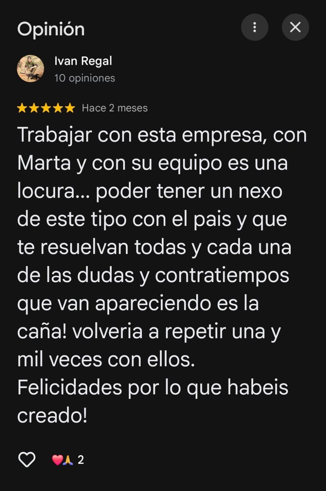 Testimonio